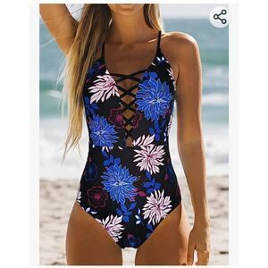 NWT BINLOWIS ONE PIECE SWIMSUIT